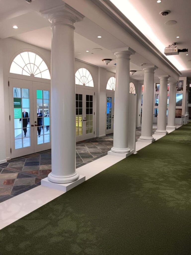 White House Historical Association is presenting an interactive replica of the White House