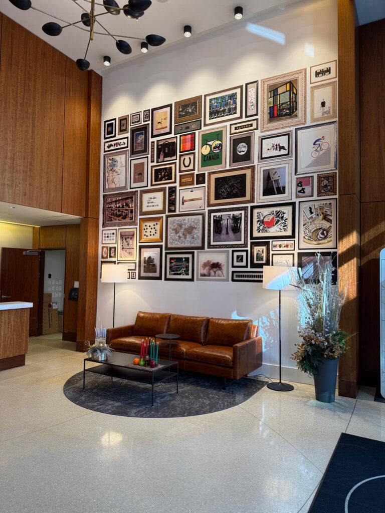 Lobby enhancement at 220 Twentieth Street in Crystal City, VA