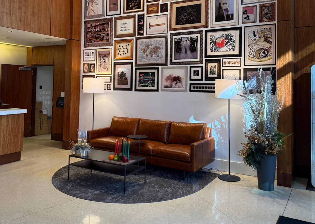 Lobby enhancement at 220 Twentieth Street in Crystal City, VA